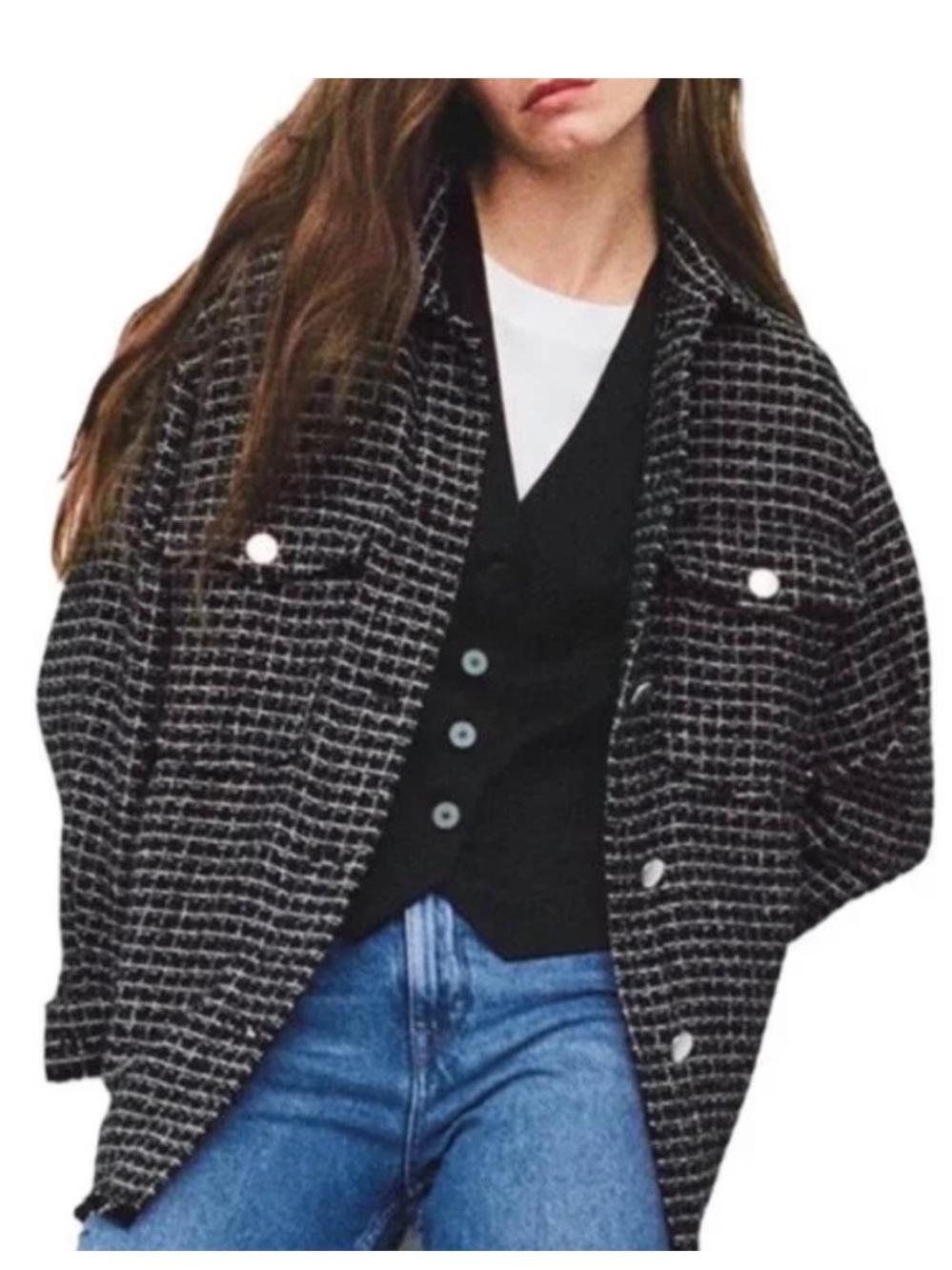 Zara Tweed Shacket